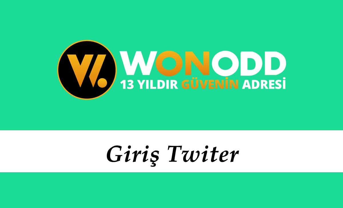 Wonodd Giriş Twitter