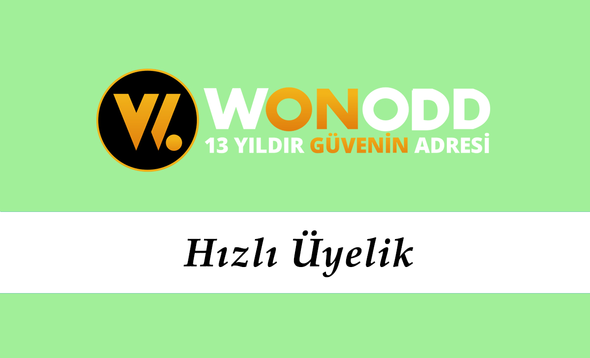 Wonodd Hızlı Üyelik